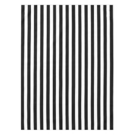 Moderne breite Streifen-Schwarzweiss-Tischdecke Tischdecke