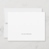 Moderne Bridesmaid Fragte Schwarz-weiße Vorschlags (Rückseite)