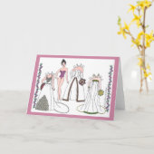 Moderne Bridge III Papierpuppenkarte Karte (Gelbe Blume)