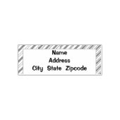 Moderne Briefmarke aus Selbstfarbkautschuk Permastempel (Design)