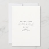 Moderne Briefmarken-Foto-Geburt Baby Ankündigung (Rückseite)