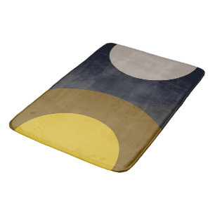 Moderne Bronze-Senf-Thunder aus dem Mittelalter Badematte