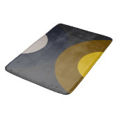 Moderne Bronze-Senf-Thunder aus dem Mittelalter Badematte (Schrägansicht)