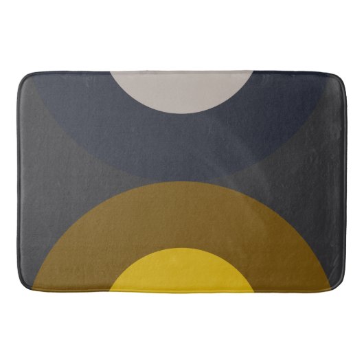 Moderne Bronze-Senf-Thunder aus dem Mittelalter Badematte (Vorderseite)