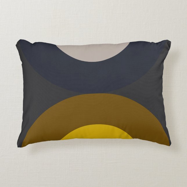 Moderne Bronze-Senf-Thunder aus dem Mittelalter Dekokissen (Vorderseite)