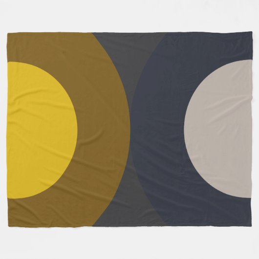 Moderne Bronze-Senf-Thunder aus dem Mittelalter Fleecedecke (Vorderseite (Horizontal))