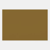 Moderne Bronze-Senf-Thunder aus dem Mittelalter Geschenkpapier Set (Vorderseite)