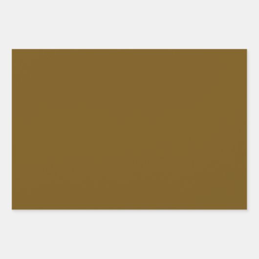 Moderne Bronze-Senf-Thunder aus dem Mittelalter Geschenkpapier Set (Vorderseite)