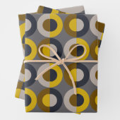 Moderne Bronze-Senf-Thunder aus dem Mittelalter Geschenkpapier Set (Beispiel)