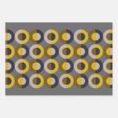 Moderne Bronze-Senf-Thunder aus dem Mittelalter Geschenkpapier Set (Vorderseite)