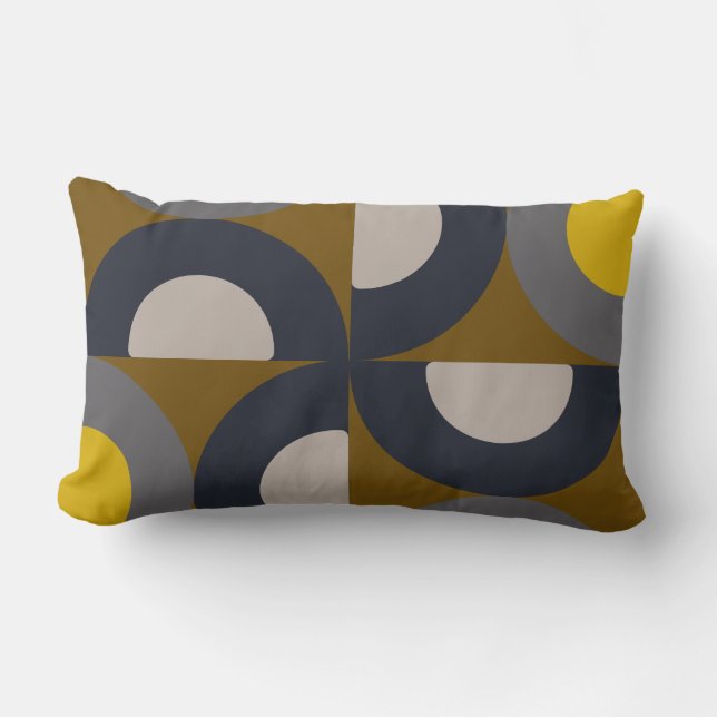 Moderne Bronze-Senf-Thunder aus dem Mittelalter Lendenkissen (Vorderseite)