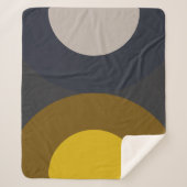 Moderne Bronze-Senf-Thunder aus dem Mittelalter Sherpadecke (Vorderseite)