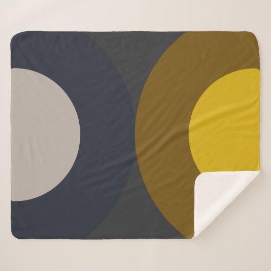 Moderne Bronze-Senf-Thunder aus dem Mittelalter Sherpadecke (Vorderseite (Horizontal))