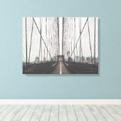 Moderne Brooklyn Bridge Leinwand (Insitu (Holzboden))