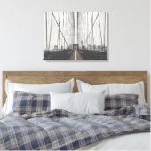 Moderne Brooklyn Bridge Leinwand (Insitu (Schlafzimmer))