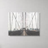 Moderne Brooklyn Bridge Leinwand (Vorderseite)