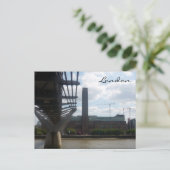 moderne Brücke Postkarte (Stehend Vorderseite)