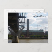 moderne Brücke Postkarte (Vorne/Hinten)