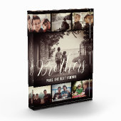 Moderne Bruder besten Freunde Dunkle Foto Collage (Links)