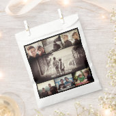 Moderne Bruder besten Freunde Dunkle Foto Collage Geschenktütchen (Ausgeschnitten)