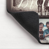 Moderne Bruder besten Freunde Dunkle Foto Collage Mousepad (Ecke)