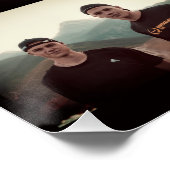Moderne Bruder besten Freunde Dunkle Foto Collage Poster (Ecke)