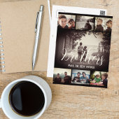 Moderne Bruder besten Freunde Dunkle Foto Collage Postkarte