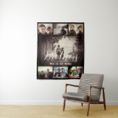 Moderne Bruder besten Freunde Dunkle Foto Collage Wandteppich (Beispiel)