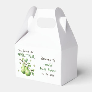 Moderne Brunch Greenery Perfect Pear Brautparty Geschenkschachtel