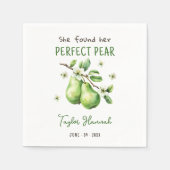 Moderne Brunch Greenery Perfect Pear Brautparty Serviette (Vorderseite)