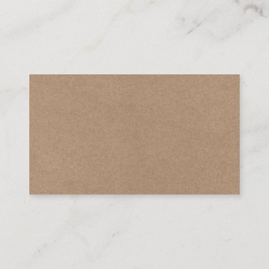 Moderne Brush Script Kraft Wedding Website QR Begleitkarte (Rückseite)