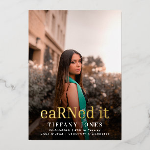 Moderne BSC RN Fotos Krankenpflege Abschluss Folieneinladung