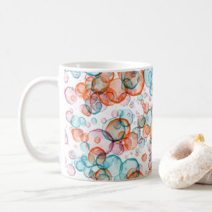 Moderne Bubble Art. Kaffeetasse