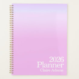 Moderne Bubblegum-Rosa-Ombre Planer
