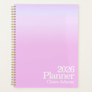 Moderne Bubblegum-Rosa-Ombre Planer