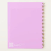 Moderne Bubblegum-Rosa-Ombre Planer (Rückseite)