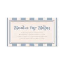 Moderne "Bücher fürs Baby" Blaue Streifen Baby-Par