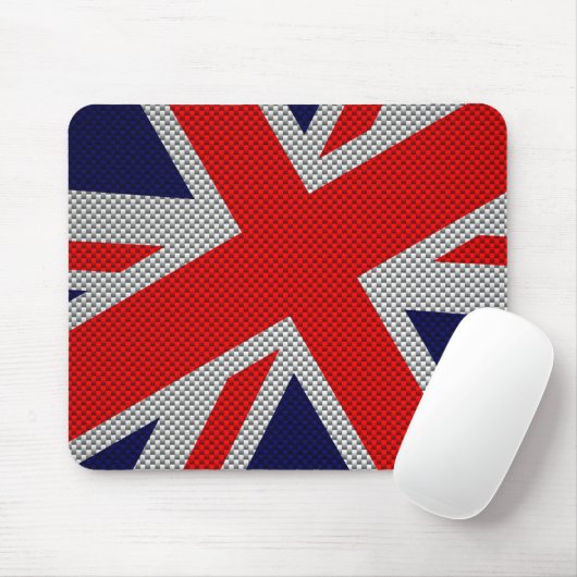 Moderne Buchse auf Kohlenstofffaser-Art Mousepad (Mit Mouse)