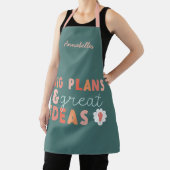 Moderne bunt kühn gestaltete Typografien und Ideen Schürze (InSitu)