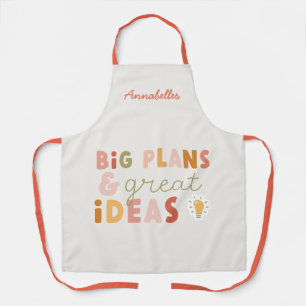 Moderne bunt kühn gestaltete Typografien und Ideen Schürze