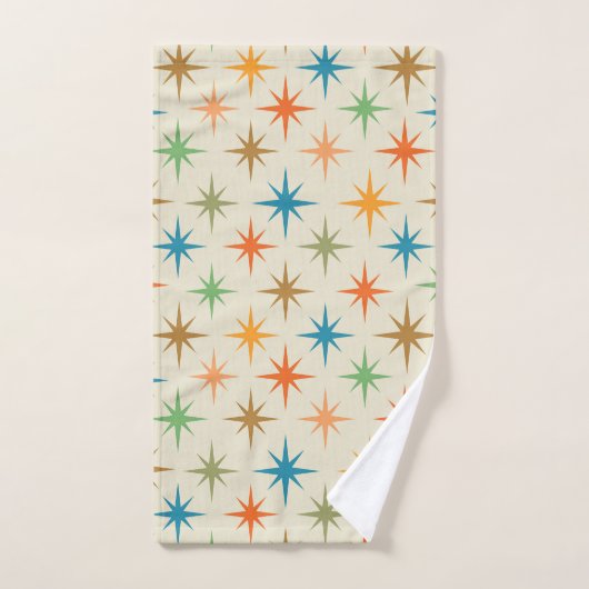 Moderne, bunte atomare Sternexplosion des Mittelal Badhandtuch Set (Handtuch)