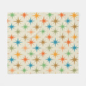 Moderne, bunte atomare Sternexplosion des Mittelal Fleecedecke (Vorderseite (Horizontal))