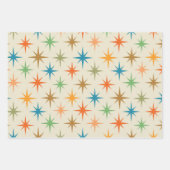 Moderne, bunte atomare Sternexplosion des Mittelal Geschenkpapier Set (Vorderseite 3)