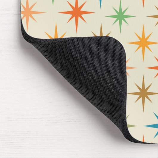 Moderne, bunte atomare Sternexplosion des Mittelal Mousepad (Ecke)