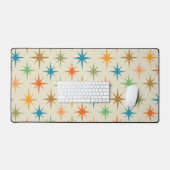 Moderne, bunte atomare Sternexplosion des Mittelal Schreibtischunterlage (Tastatur & Maus)