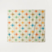 Moderne, bunte atomare Sternexplosion des Mittelal Wandteppich (Vorderseite (Horizontal))