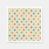 Moderne, bunte atomare Sternexplosionen des Mittel Serviette (Vorderseite)