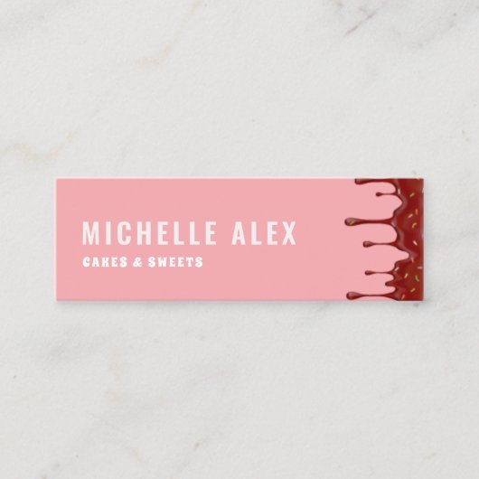 moderne, bunte Backbäckerei Visitenkarte (Vorderseite)