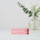 moderne, bunte Backbäckerei Visitenkarte (Stehend Vorderseite)