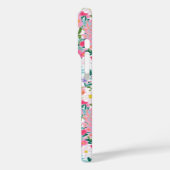 Moderne Bunte Blumen Garten Monogramm Case-Mate iPhone Hülle (Rückseite / Links)